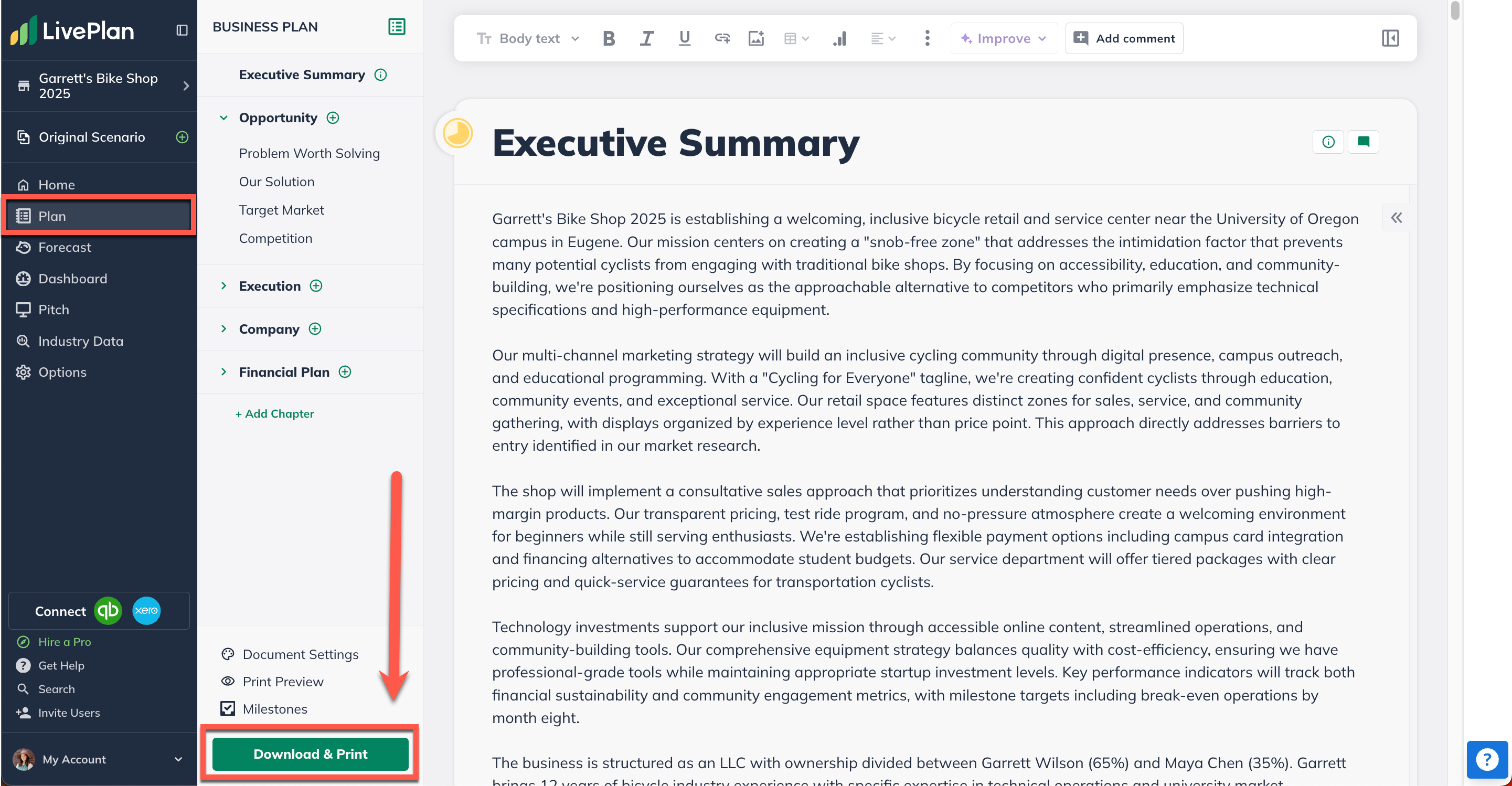 npx download & print