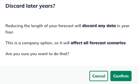 Image: discard later years forecast detail