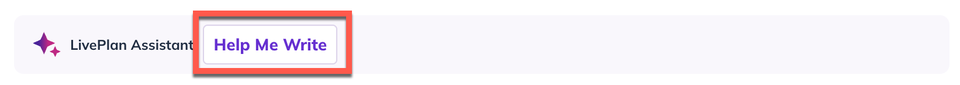 Image: LP Assistant Help Me Write