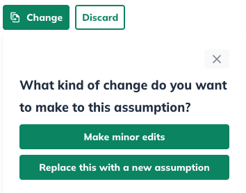Idea Canvas - Change entry