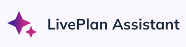 LivePlan assistant badge image denoting when a LivePlan Assistant feature is available.