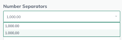 Image: number separators