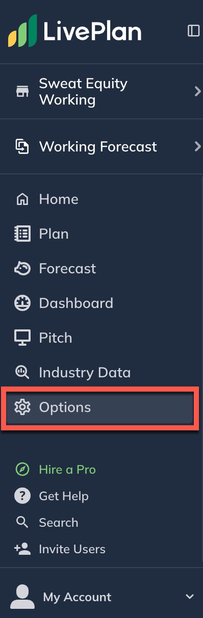 left prim nav options
