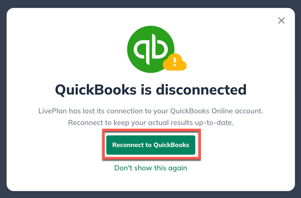 Image: QBO is disconnected