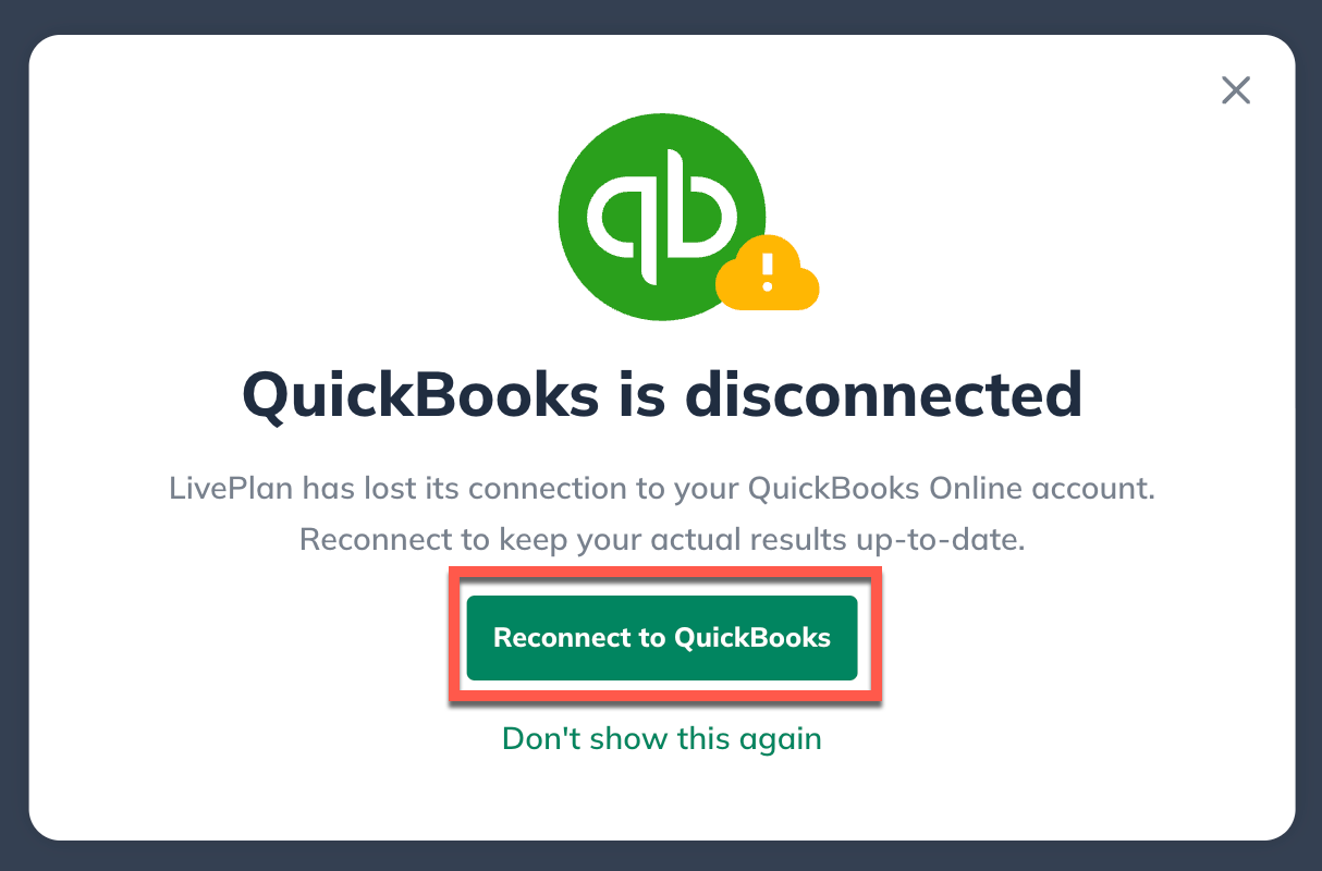 Image: QBO is disconnected