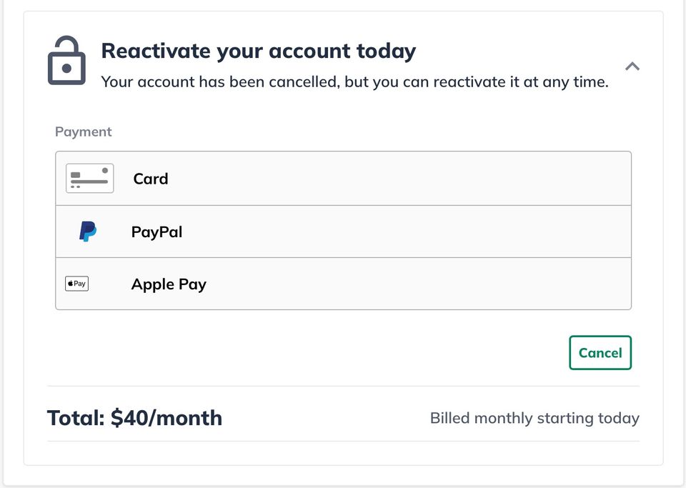 Image: select payment method detail