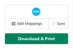 Image: Xero accouning menu sidebar detail