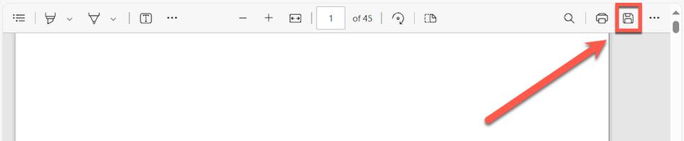 Image: microsoft edge pdf view with download highlighted