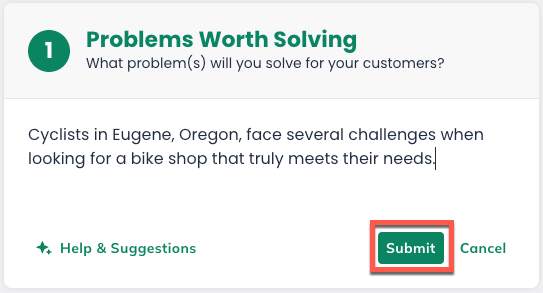 Idea Canvas - Submit Entry