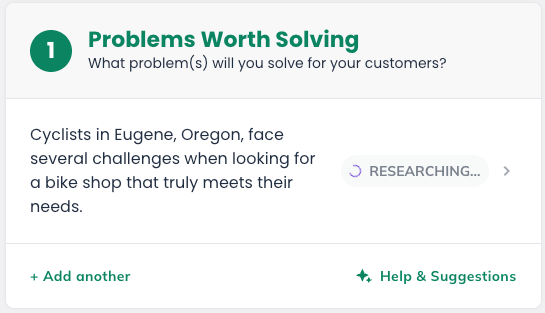 Idea Canvas - New entry researching