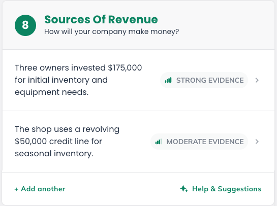 Idea Canvas - Evidence Badges