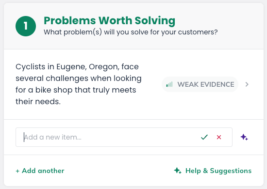 Idea Canvas - Add New Entry