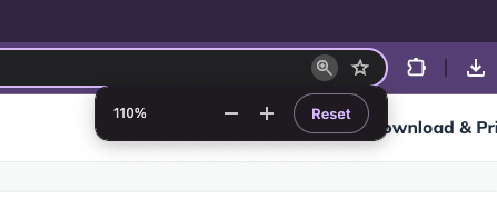 Image: Browser zoom detail