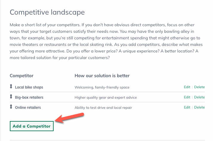 Image: add a competitor