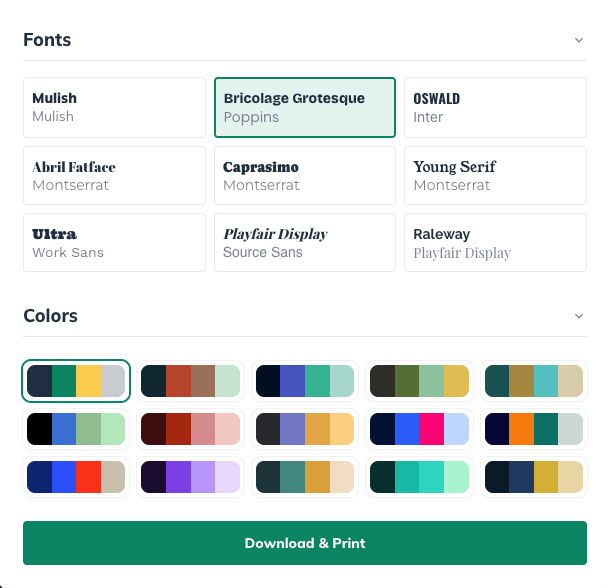 Idea Canvas - Themes and download