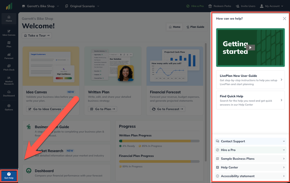 liveplan-learning-menu