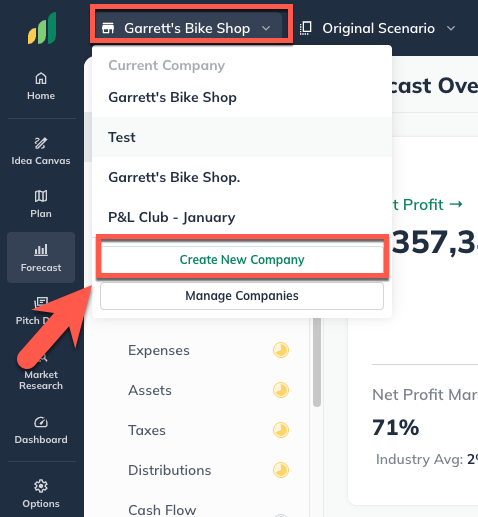 arrow-pointing-to-create-new-company-in-sidebar