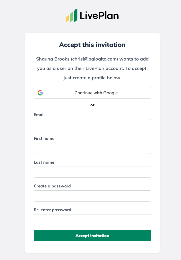 Image: accept invitation