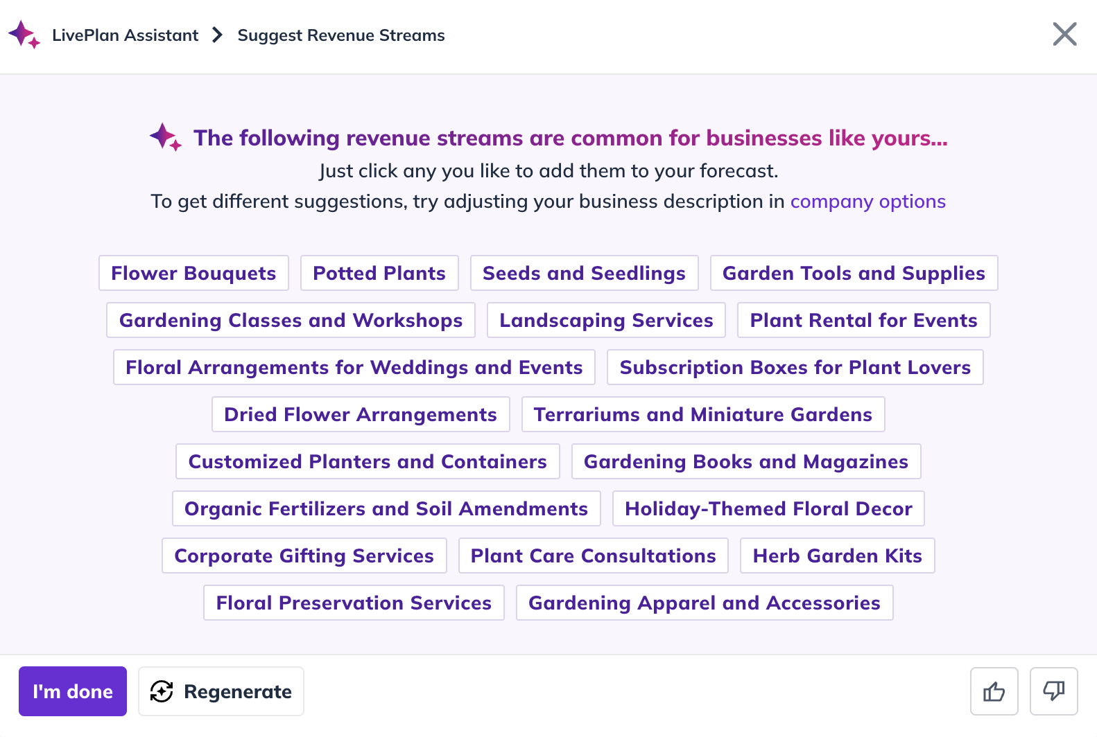 Image: suggest revenue streams