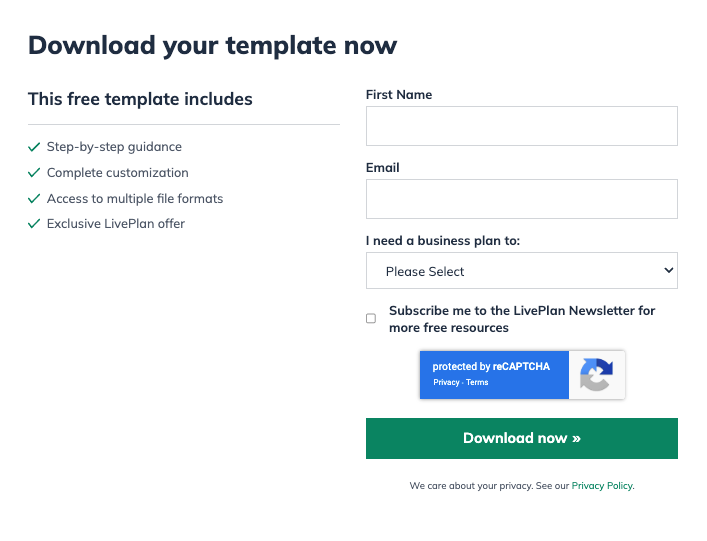 Download Sample Plan