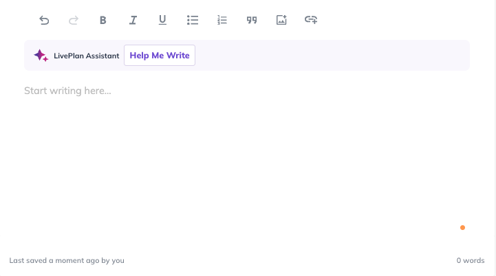 blank plan topic