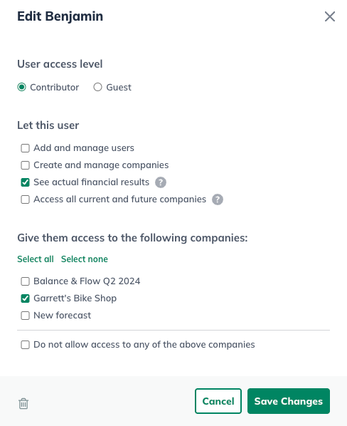 Image: edit contributor permissions