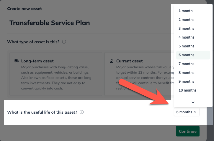 Current Asset Useful life