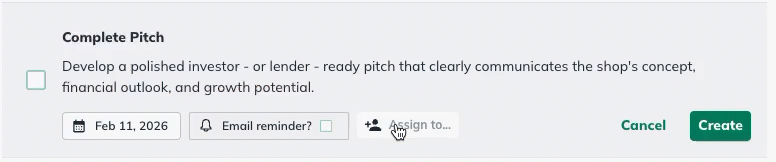 NUX - Milestone Assign to Garrett