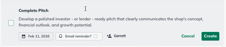 NUX - Milestone Reminder and create
