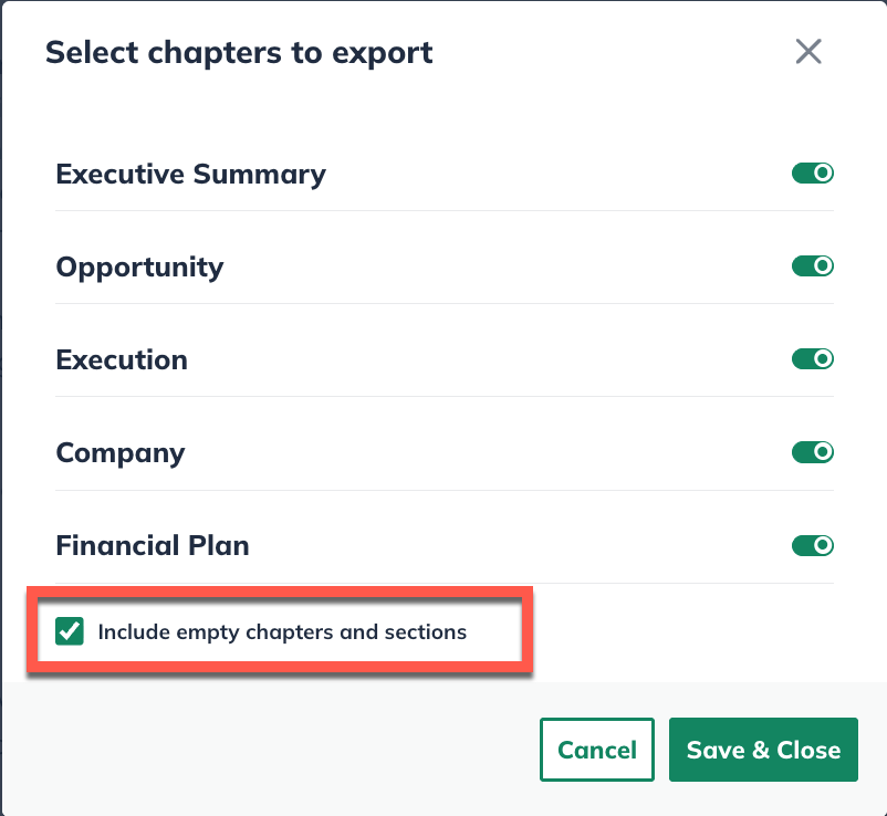 npx chapter include empty