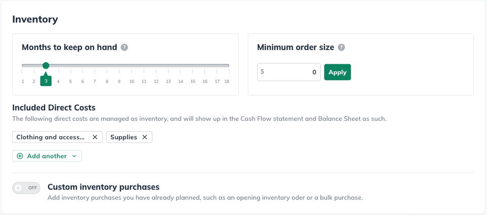 Inventory Tool itemized Included