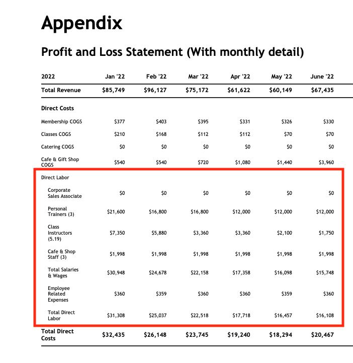 Image: exported appendix p and l