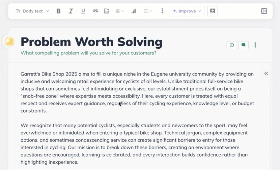 npx improve tone options