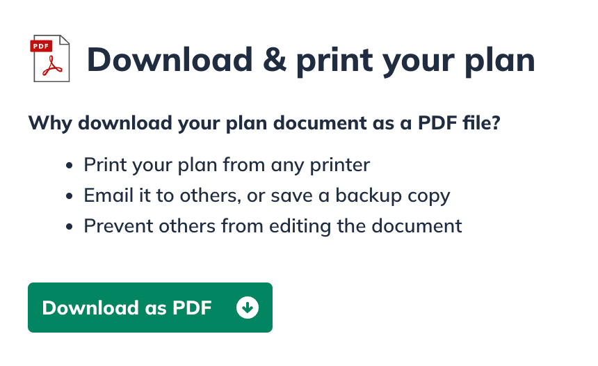 Image: download and print screen download as pdf detail