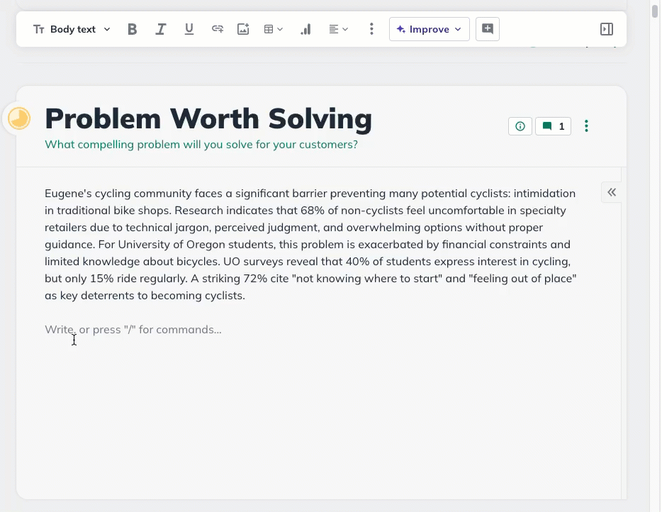 NUX - Backslash Commands cycle