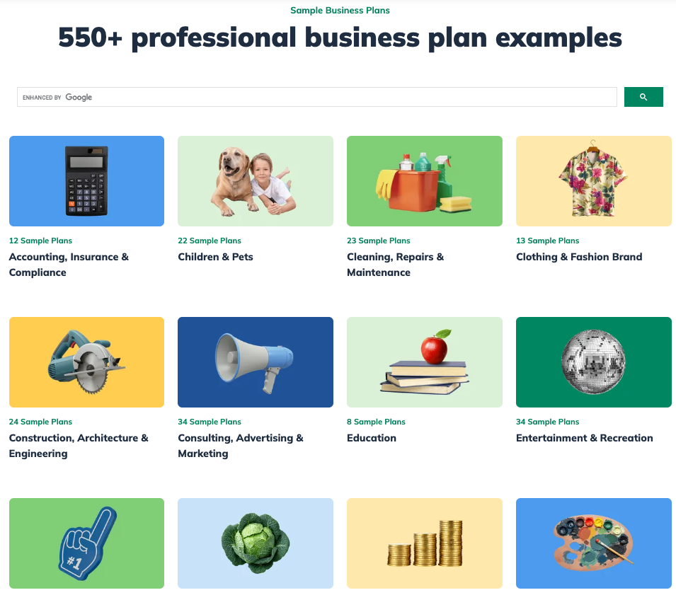 Sample Plans Tiles
