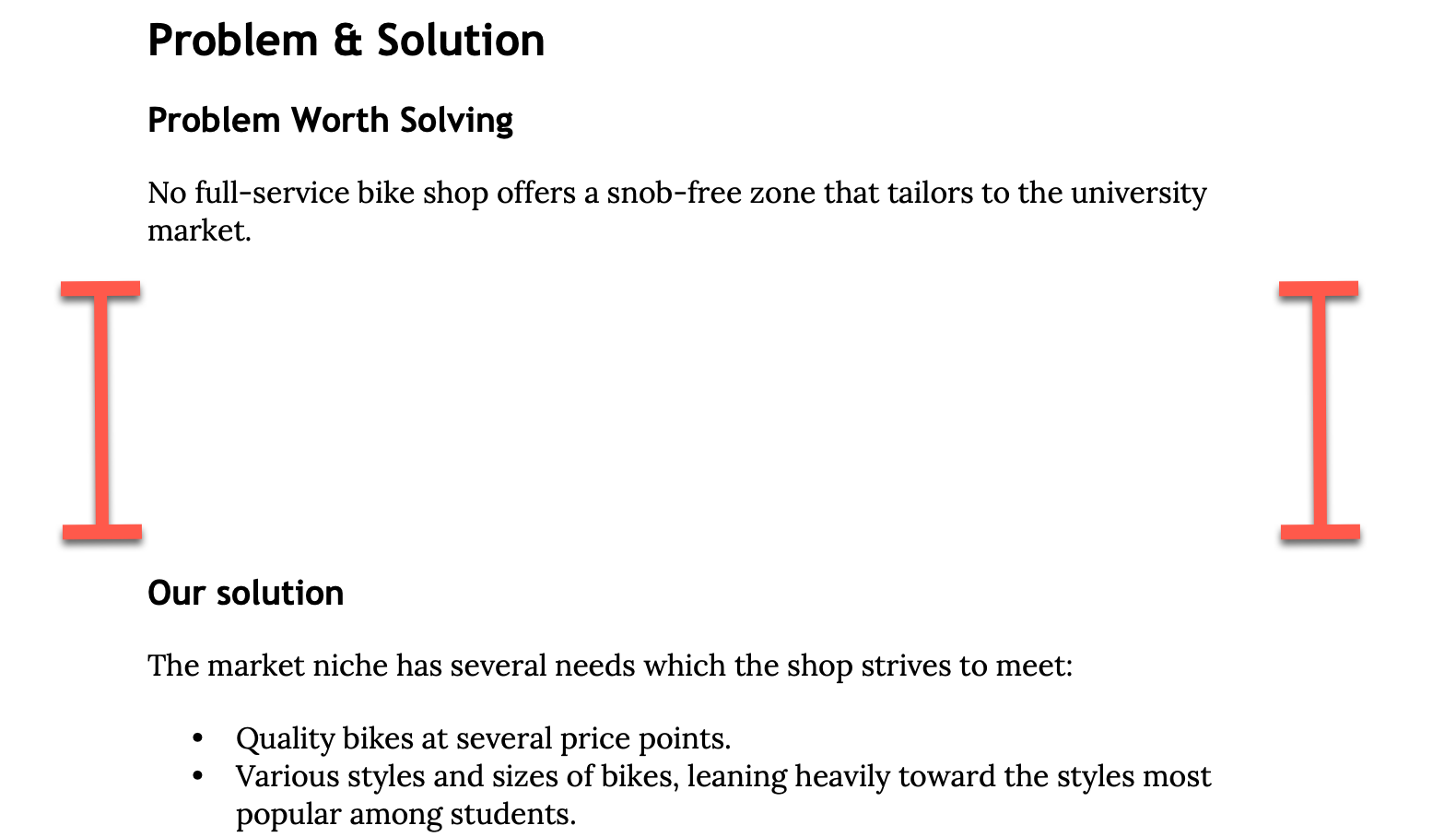 Image: plan export with too much space between topics
