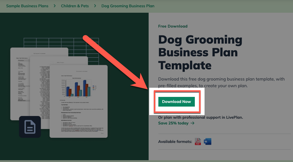 Sample Plan Download now