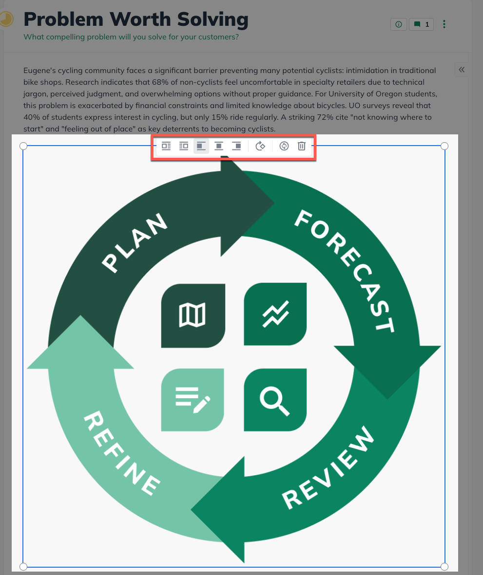 NUX - Image Uploaded and selected