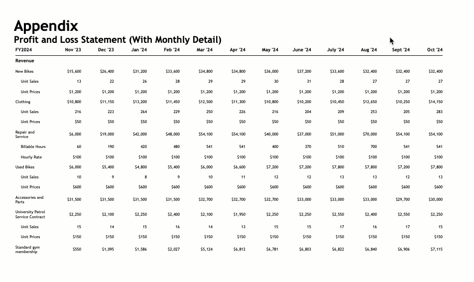 Image: selecting info in gdocs