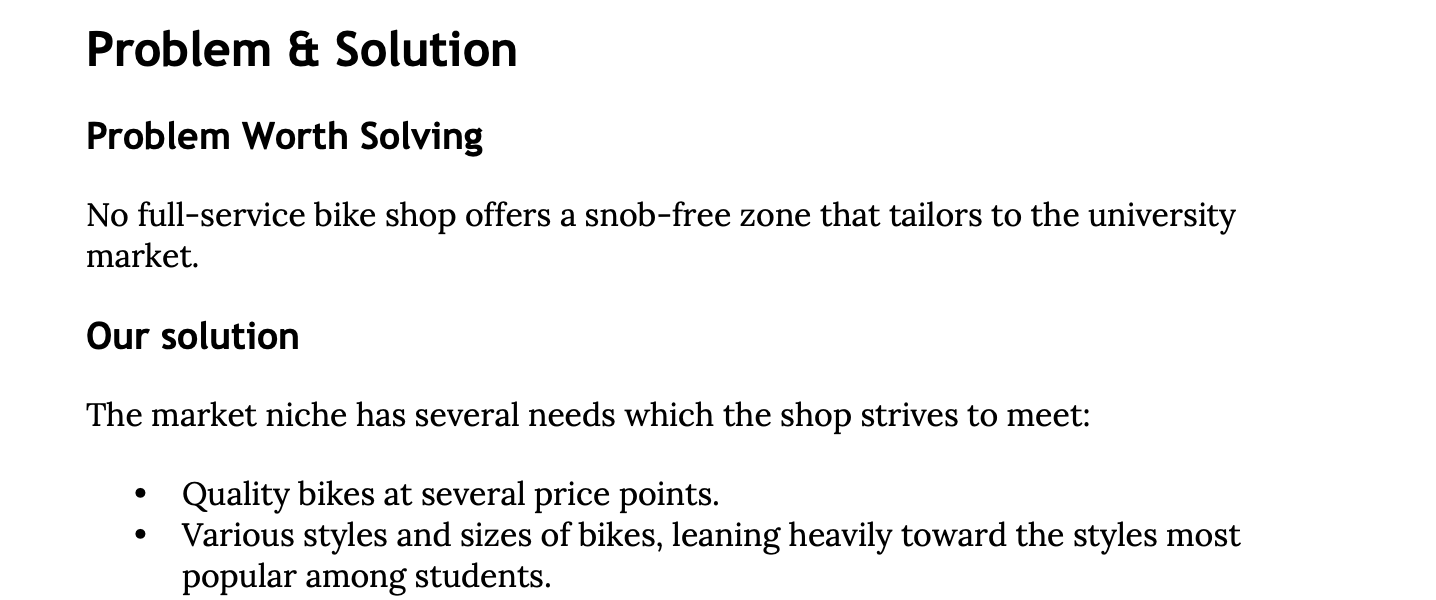 Image: plan export with no additional space between topics