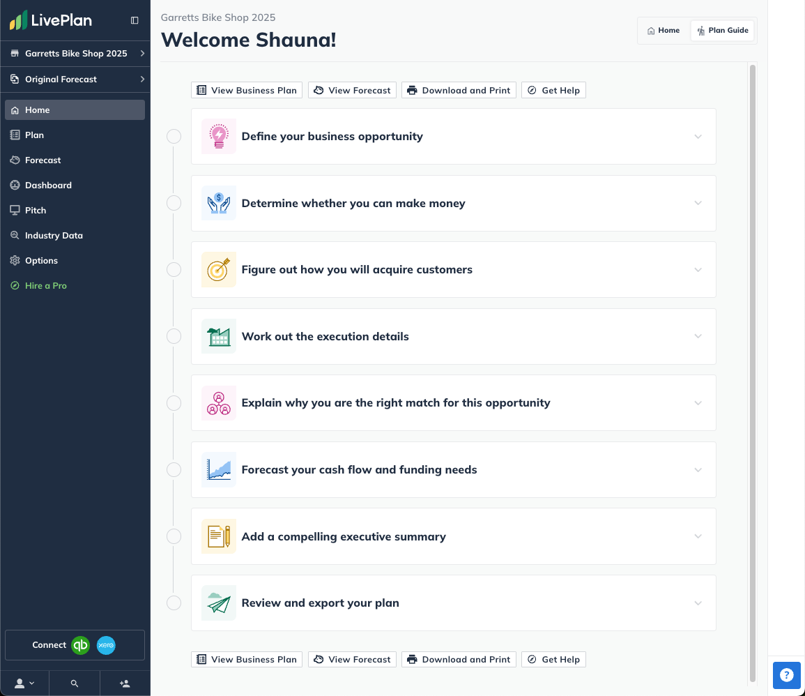 Image: Guide Full Page Collapsed