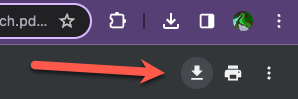 Image: Download PDF in Google Chrome