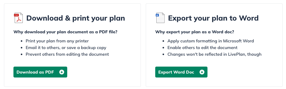 Image: plan page download and print