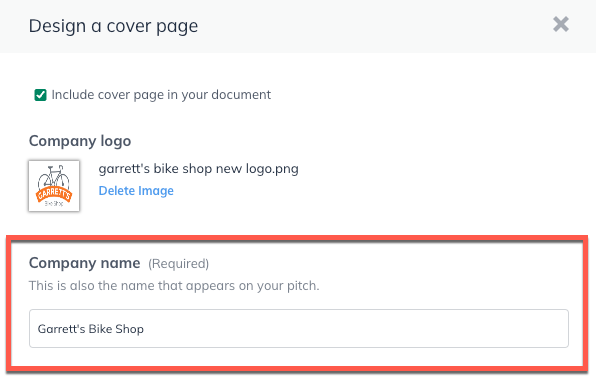 Image: design a cover page