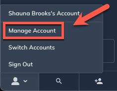 Image: Manage Account