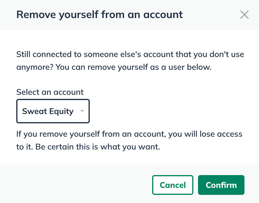Image: account removal confirm dialog
