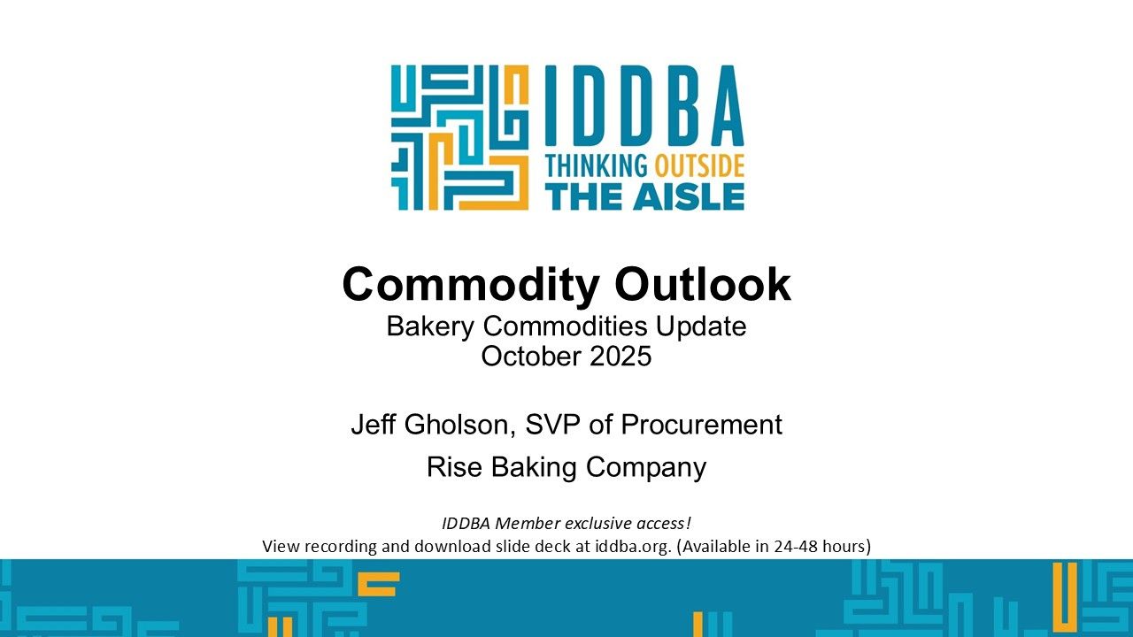 Bakery Commodities Update with Jeff Gholson - October 2025