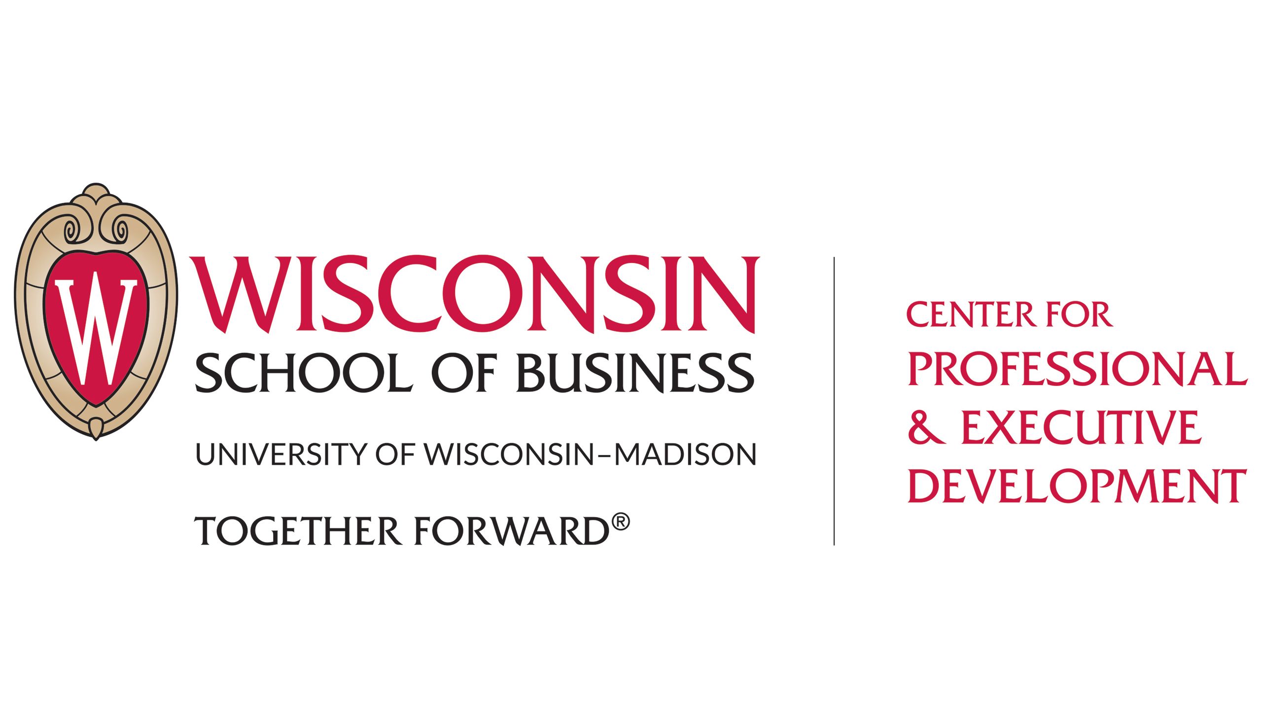 university of wisconsin madison school of business center for professional & executive development logo
