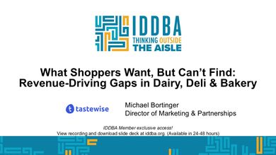 What Shoppers Want, But Can’t Find: Revenue-Driving Gaps in Dairy, Deli & Bakery